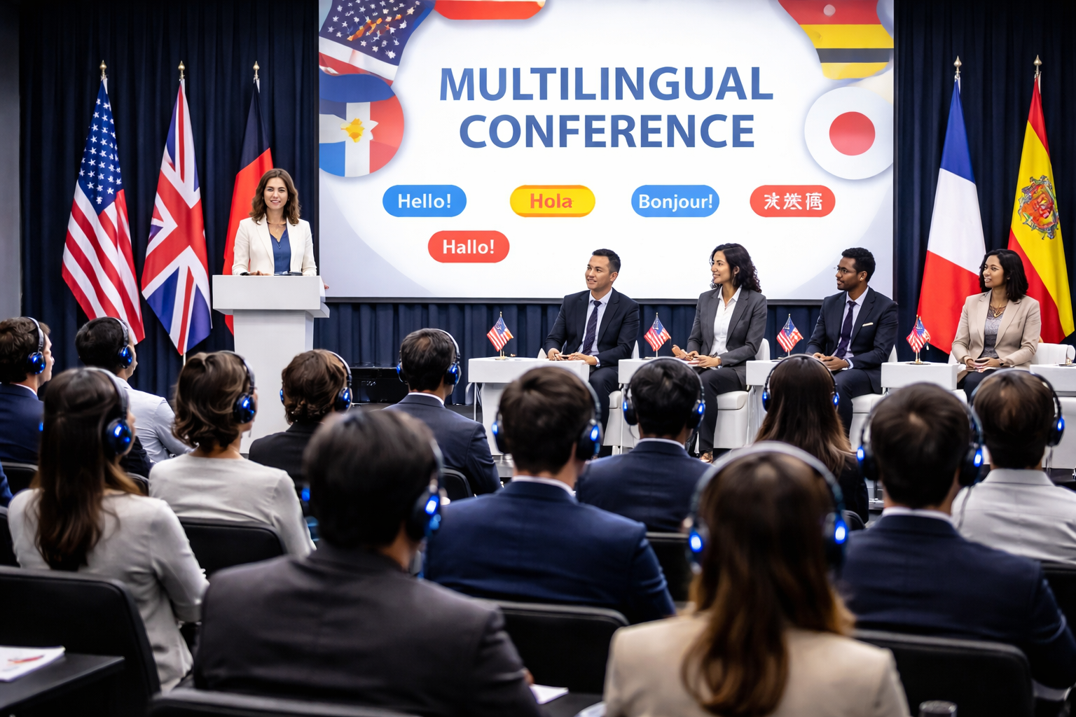 Multilingual conferences